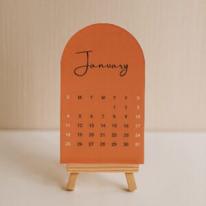 2026 Easel Desk Calendar